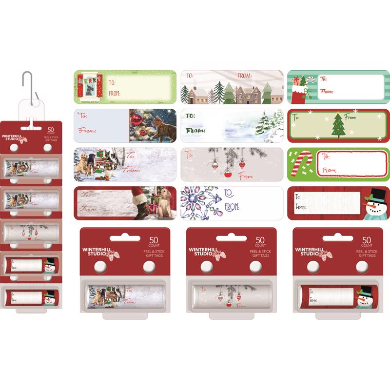 GIFT TAG Peel/stick 50CT - Pack of 50
