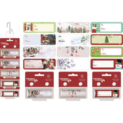 GIFT TAG Peel/stick 50CT - Pack of 50