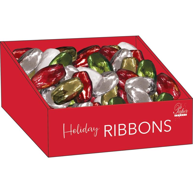 RIBBON KEG METALIC 40PK - Pack of 40