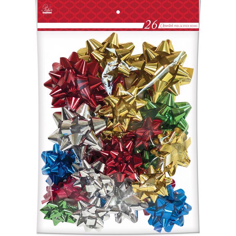 BOWS PAPER TALL 26PC - Pack of 30