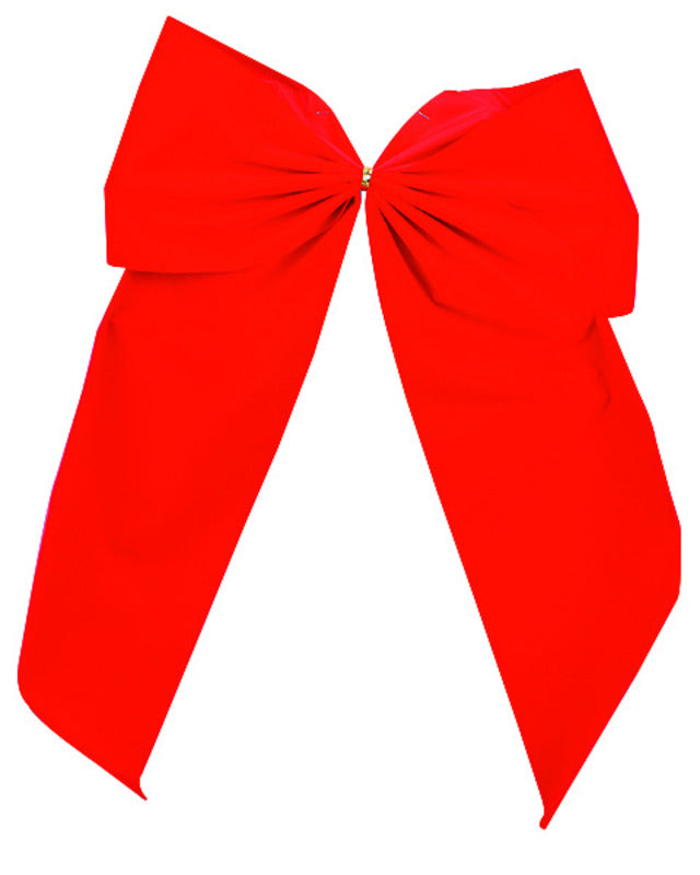 Set of 12 velvet Christmas bows by Emery Jensen, 24-inch festive decorative bows for holiday wrapping and decor.