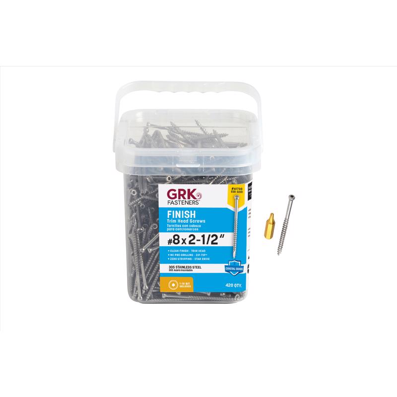 CNSTRUTN SCERW SS#8X2.5"