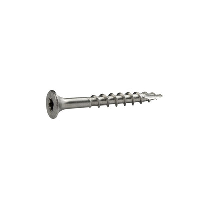 Emery Jensen boxed #8 x 1.625-inch deck screw in 1-pound box, ideal for outdoor wood decking projects.
