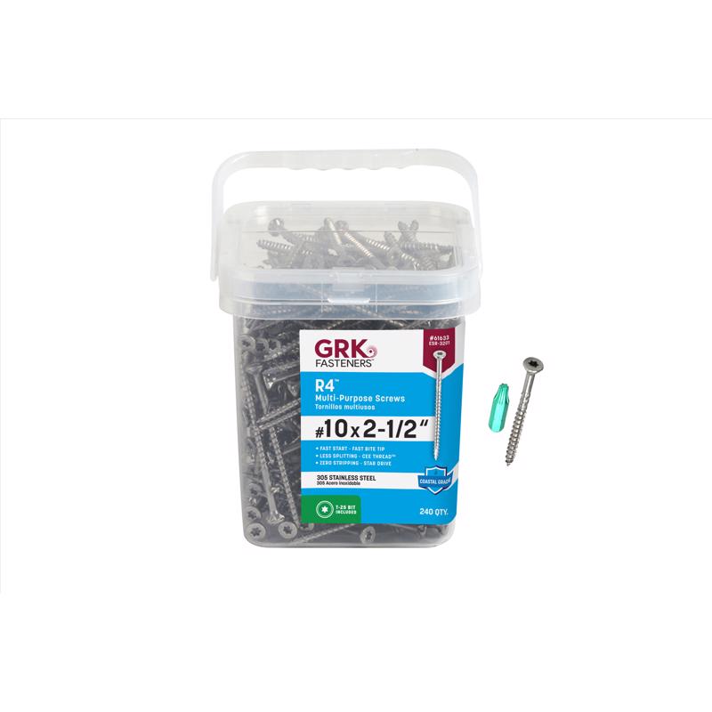 MP SCREW #10X2.5" 240PK