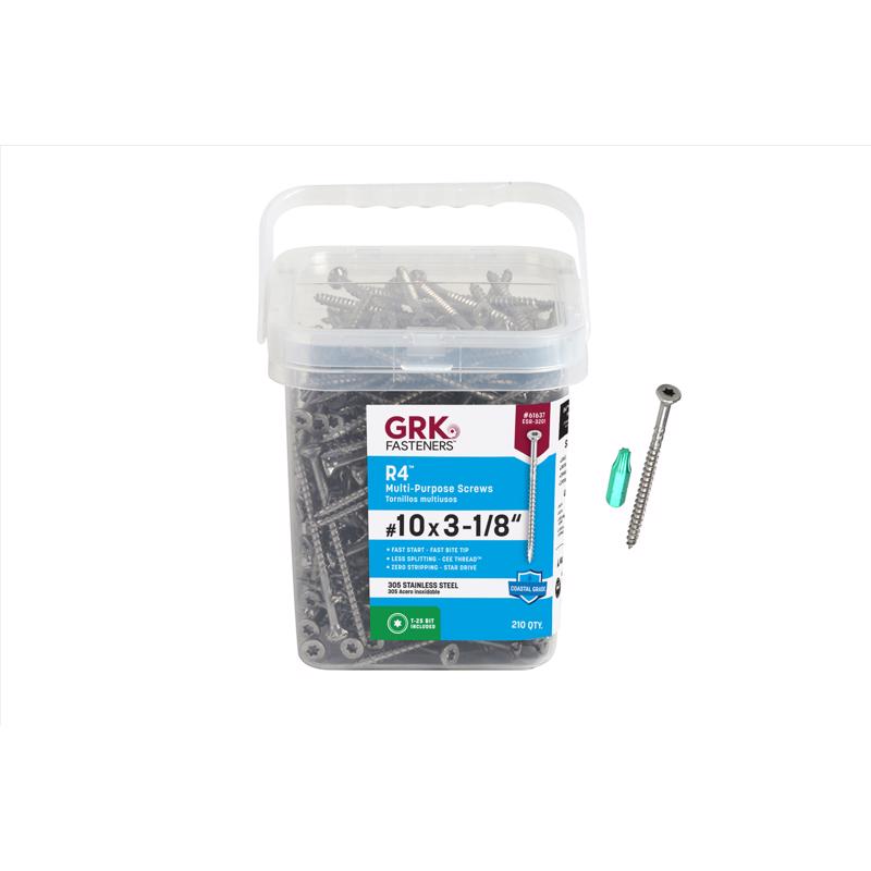 MP SCRW #10X3-1/8" 210PK