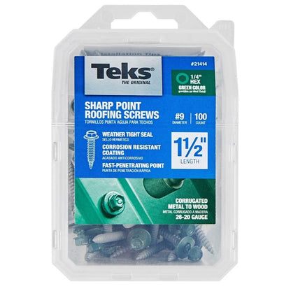 RF SCRW #9X1-1/2" 100PK