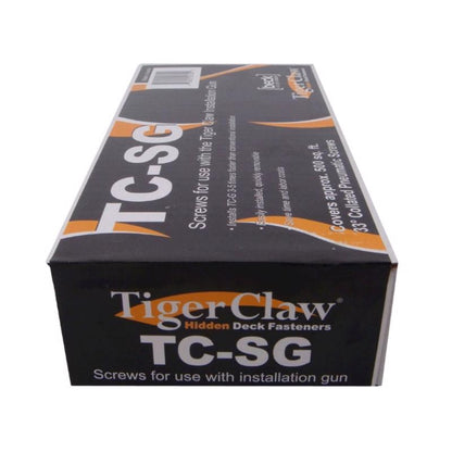 Box of Emery Jensen steel SCRAIL fasteners in a 1lb box, suitable for heavy-duty fastening applications.