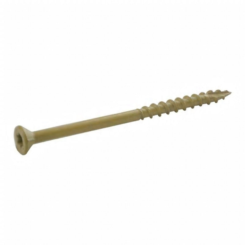 SCREW STR TAN 10X3.5" 1# - Pack of 12