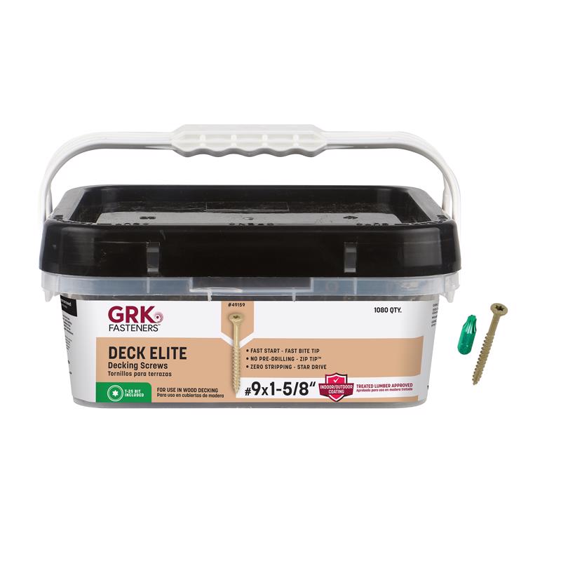 SCRWS #9X1-5/8" 1080PK