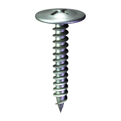 Emery Jensen boxed 1lb package of #8x2 inch TRS screws in a clear plastic container for easy identification and storage.