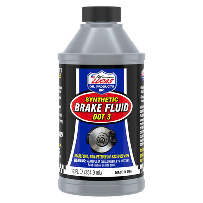 BRAKE FLUID DOT 3 12OZ - Pack of 12