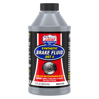 BRAKE FLUID DOT 4 12OZ - Pack of 12