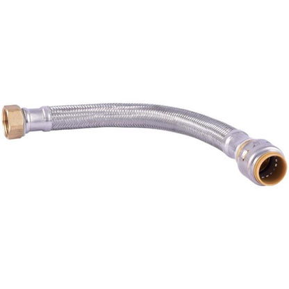 Emery Jensen brass CTS push fittings SB WTR HTR CONN 12-inch LF for plumbing connections with durable brass construction