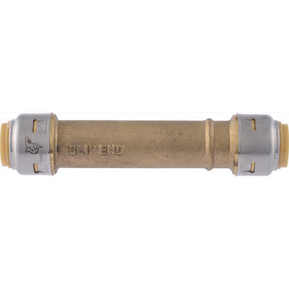 SLP CPLNG 1/2X1/2"PSH BR
