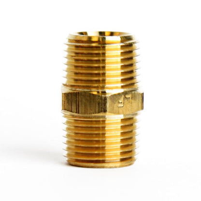 HEX NIPPLE 3/8"X3/8" MPT - Pack of 5
