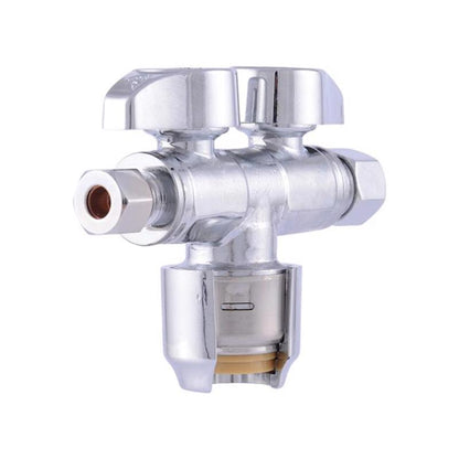 DUAL S/o VLV 1/2X3/8X1/4"