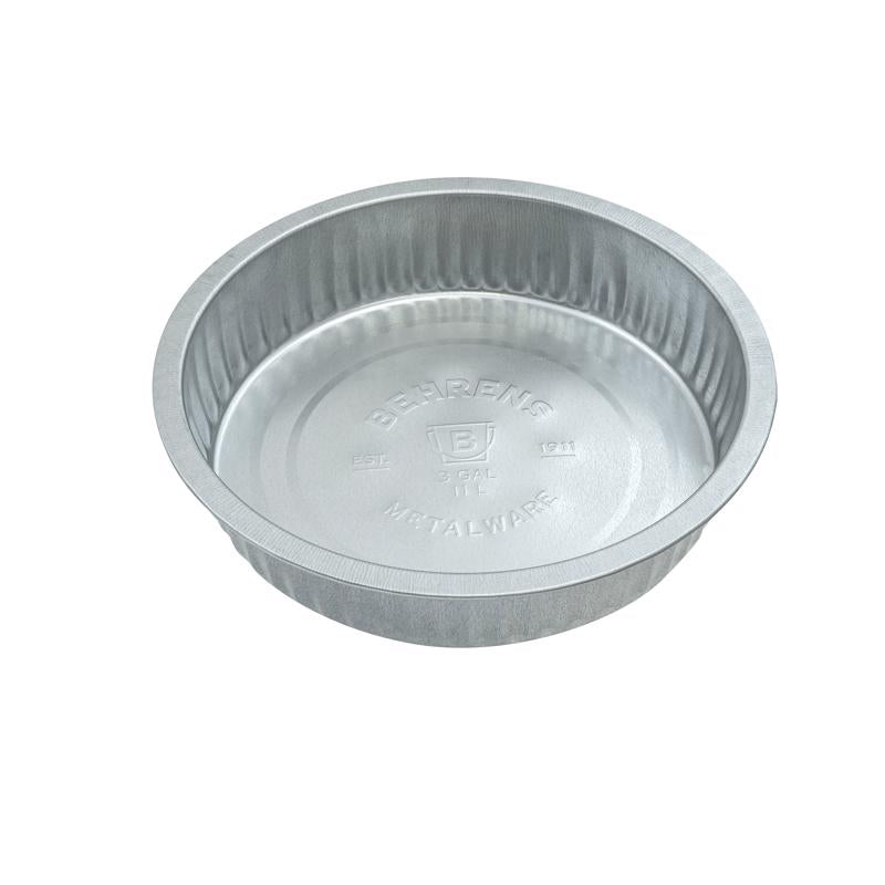 Galvanized steel bucket from Emery Jensen, 3-gallon stock pan with handle, ideal for storage and household use.
