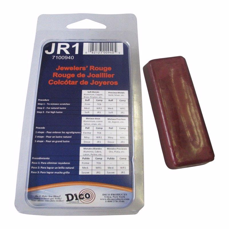 Emery Jensen buffing compound jar labeled "Jeweler," 4.5oz, used for polishing and buffing jewelry and metal surfaces.