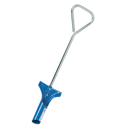 Emery Jensen large bulb planter with a sturdy handle for planting bulbs in garden or landscaping projects.