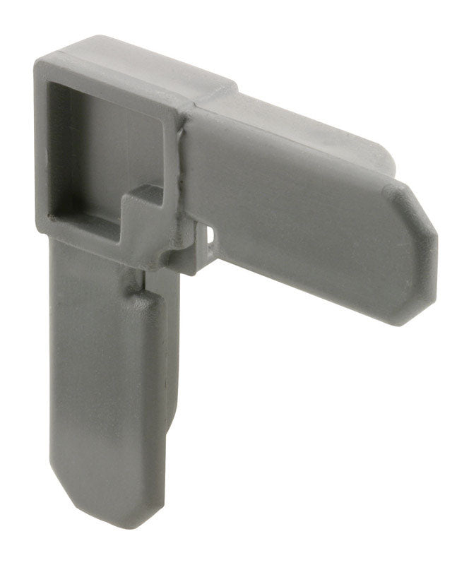 Emery Jensen corner screen in 5/16 inch size, bulk backroom storage, with a gray finish and durable metal construction.