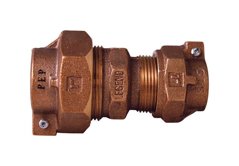 Emery Jensen 3/4-inch Pack Joint Union bulk compression fitting for plumbing connections, shown in a close-up image.