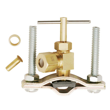 SADDLE VALVE 1/4"OD LF