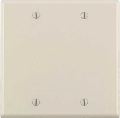 BLANK PLATE 2GANG LT ALM