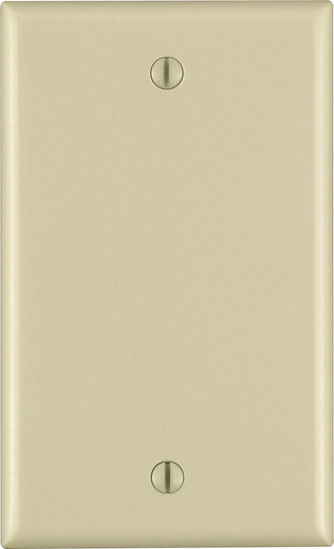 BLANK WALLPLATE 1G IVORY - Pack of 25