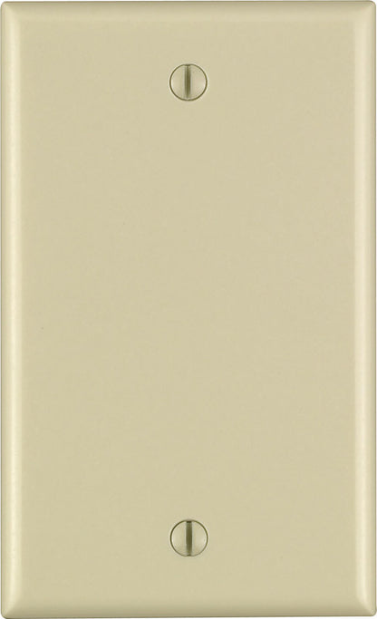 BLANK WALLPLATE 1G IVORY - Pack of 25