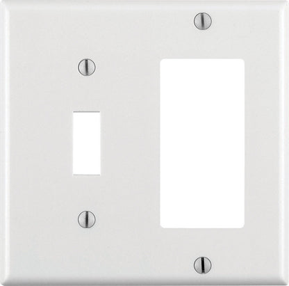 DECORA Switch/wlplt WHT - Pack of 25