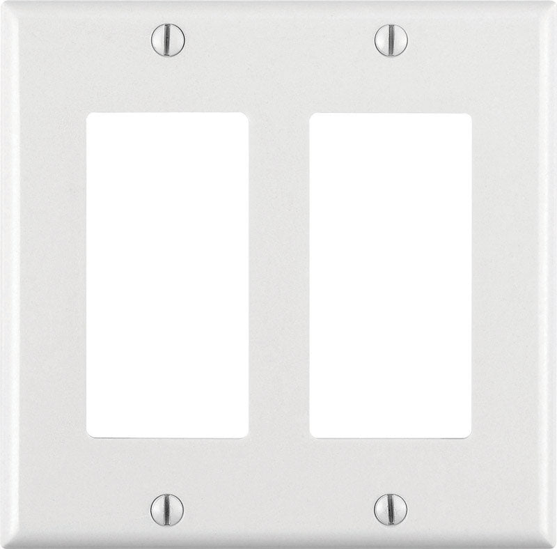 DECORA WALLPLATE 2G WHT - Pack of 25