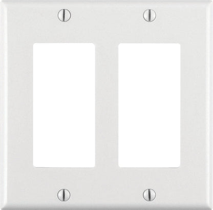 DECORA WALLPLATE 2G WHT - Pack of 25