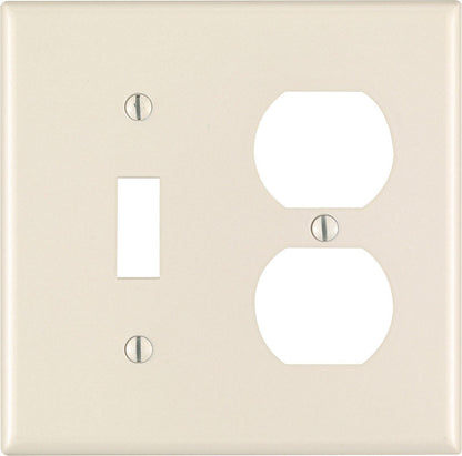 RECEPTACLE WALL PLT ALMND