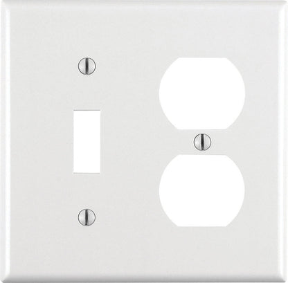 Switch/recp WALPLT WHT - Pack of 25