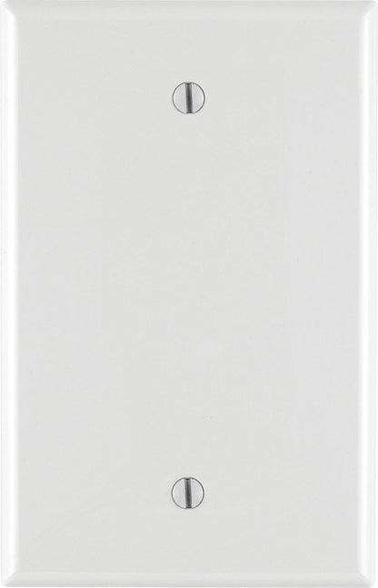 WALLPLATE 1G MID BLNK WH - Pack of 25