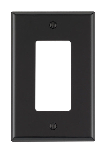 WALLPLATE DECO MID 1GBLK