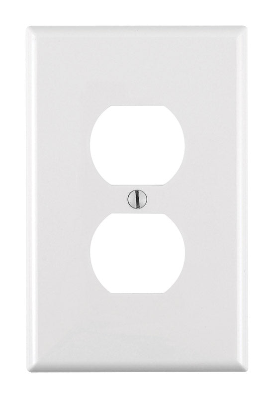 WALLPLATE DUPLEX 1G WHT - Pack of 20