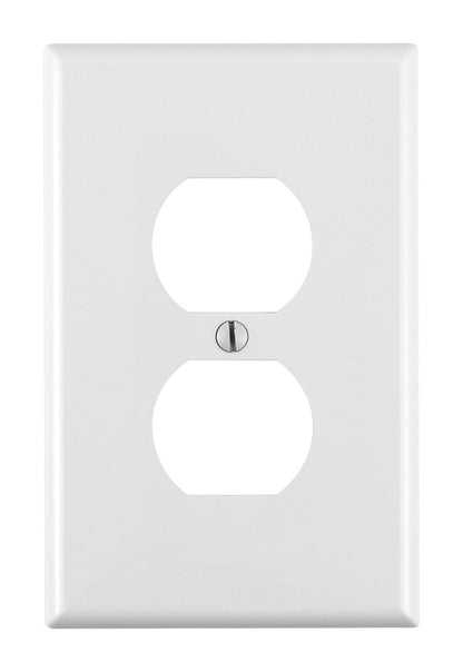 WALLPLATE DUPLEX 1G WHT - Pack of 20