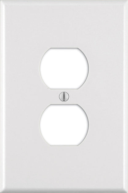 WALLPLATE OVERSIZE1G WHT - Pack of 25