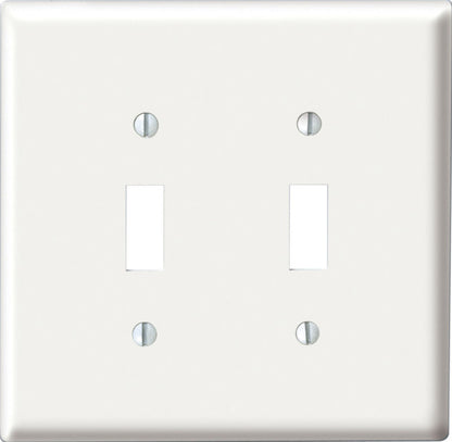 WALLPLATE SWITCH 2G WHT - Pack of 25