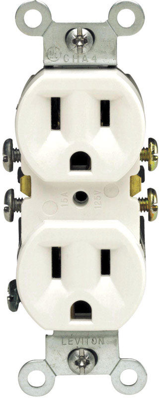 GROUND RECEPTACLE 15A WH - Pack of 10