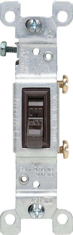 SWITCH GRND SP 15A BROWN - Pack of 10