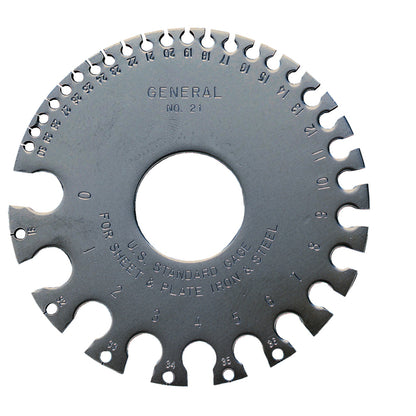 WIRE GAUGE SLVR 3.25"w