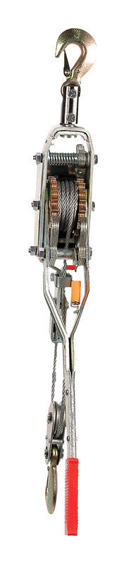Emery Jensen 4-ton cable puller tool for heavy-duty pulling and lifting tasks, with sturdy metal construction and ergonomic handle.