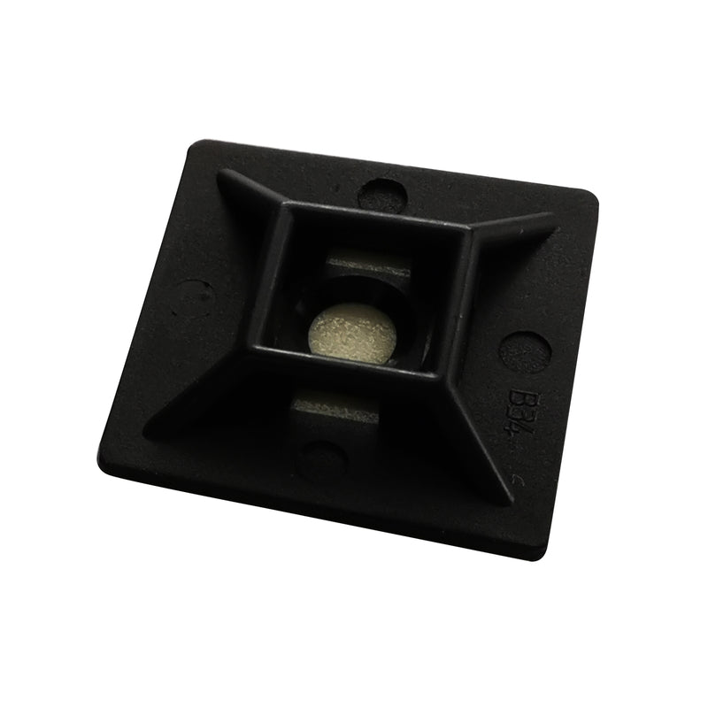 CABLE TIE MOUNT BLK 5PK