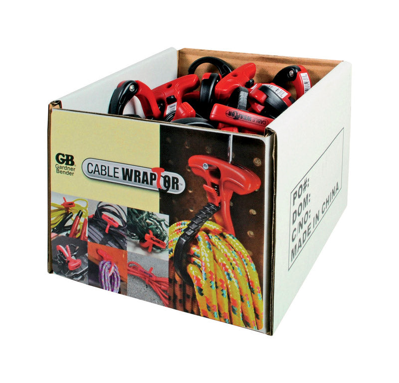 CABLE WRAPTOR SML Blk/rd