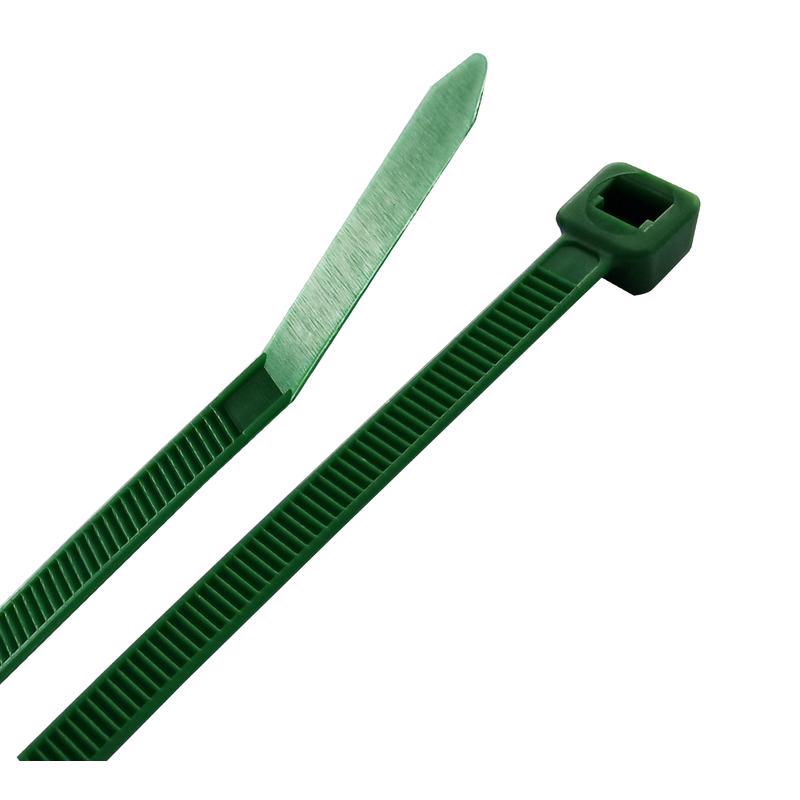 CABLETIE 8"75# GRN 100PK