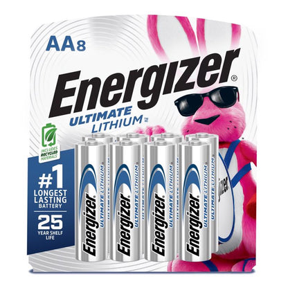 BATTERY LTHIUM AA 8PK