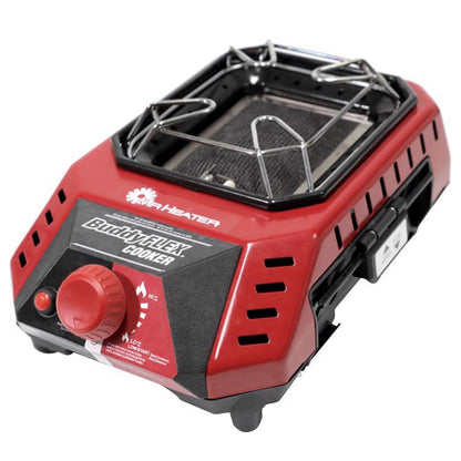 COOKER Blk/red 8000BTU - Pack of 2