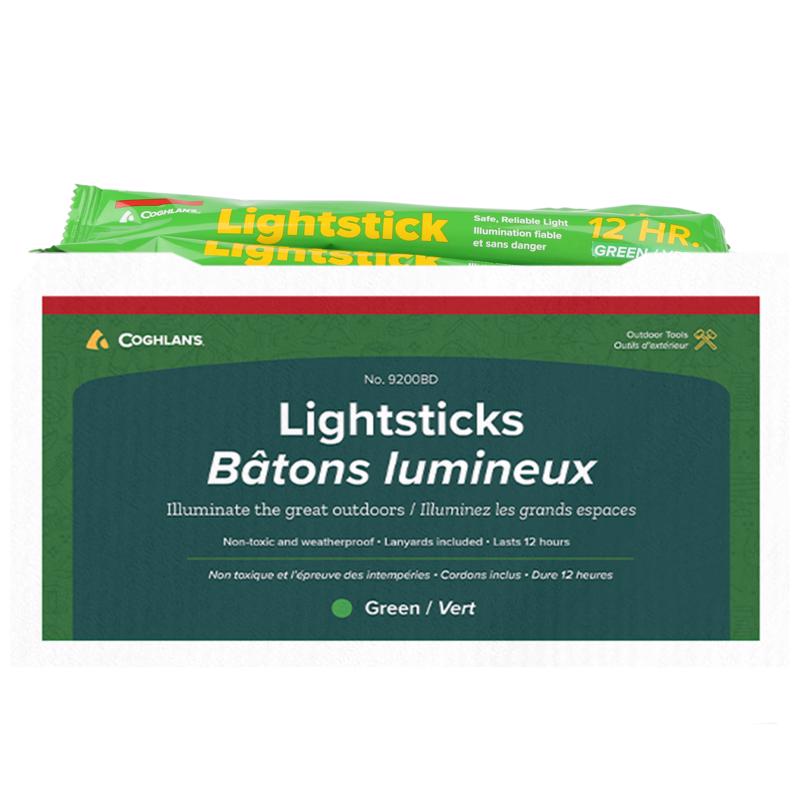 LIGHTSTICKS GREEN 12 HR - Pack of 50